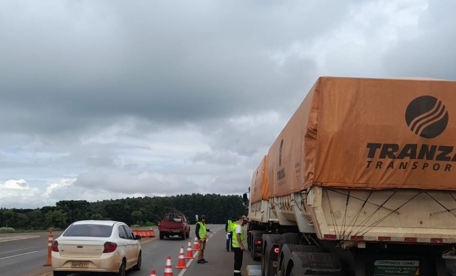 Balança rodoviária na PRC-466 em Guarapuava
