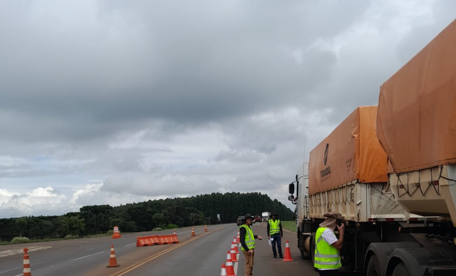 Balança rodoviária na PRC-466 em Guarapuava