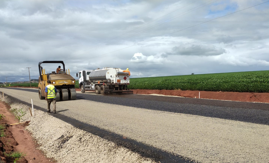Duplicação da PR-317 entre Maringá e Iguaraçu - pavimentação
