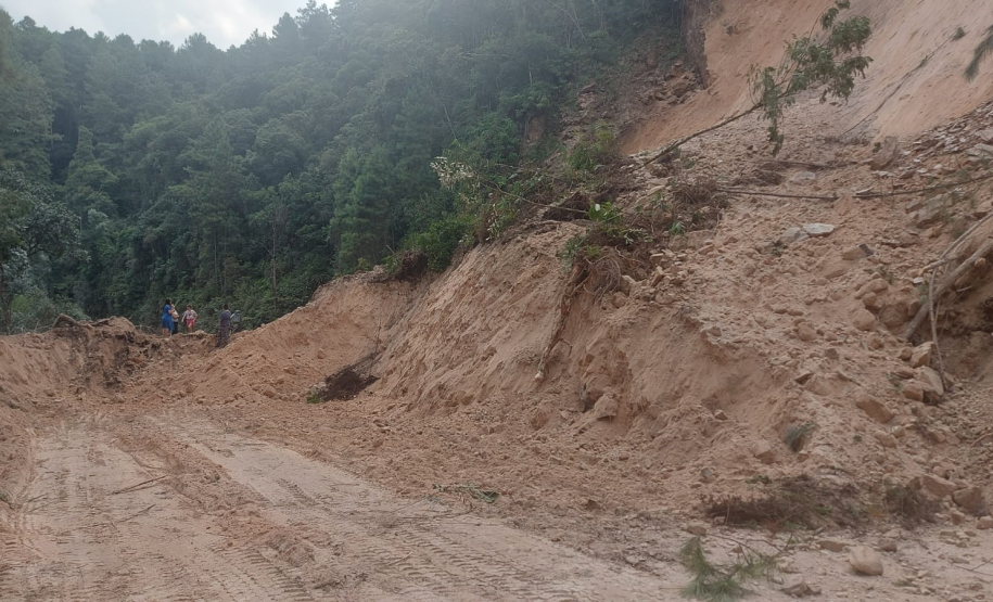 Início dos serviços de recuperação da PR-092, em Doutor Ulysses