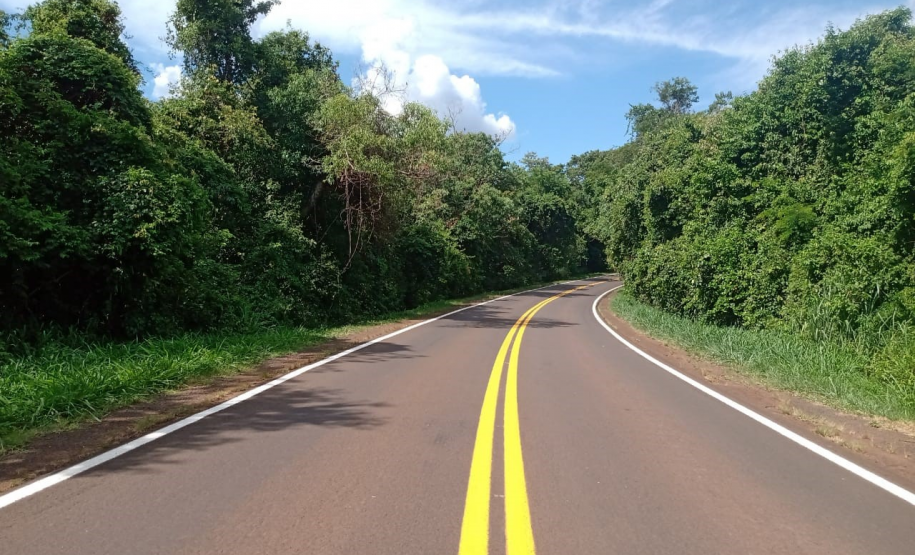 PR-281 entre Planalto e São Valério