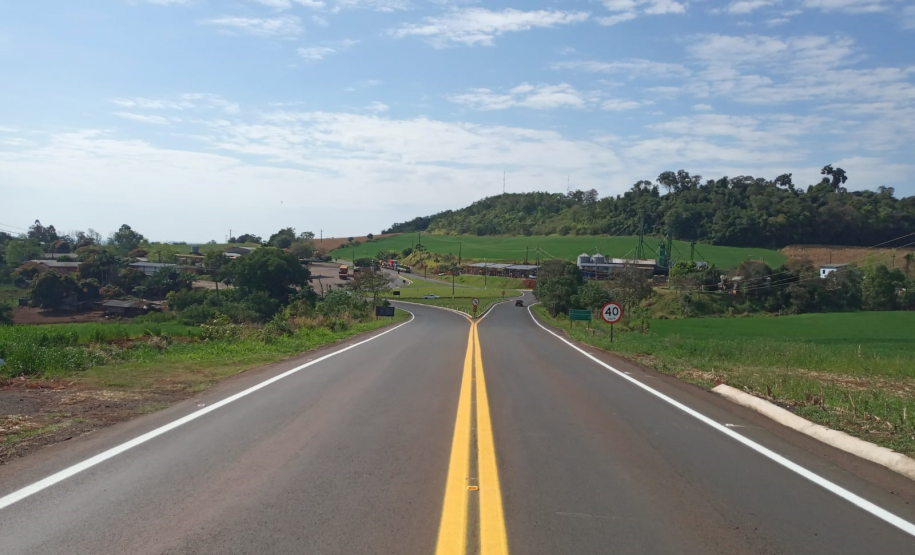 PR-281 entre Planalto e São Valério