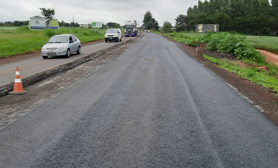 Terceiras faixas na PR-323 entre Cianorte e Jussara