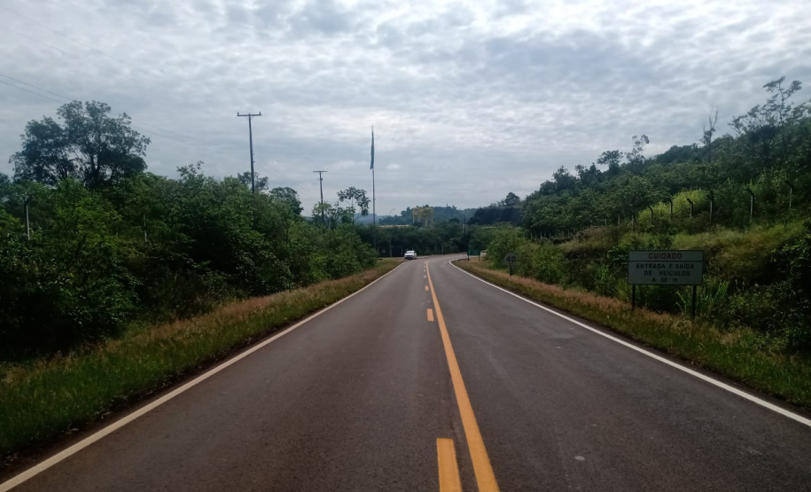 PR-475 entre Usina Salto Osório e Dr. Antônio Paranhos