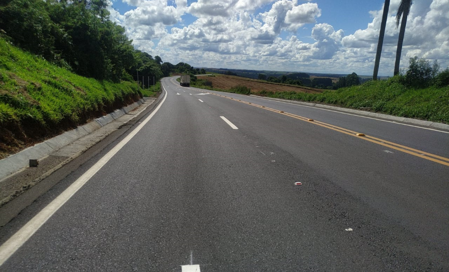 Terceiras faixas novas na PRC-280