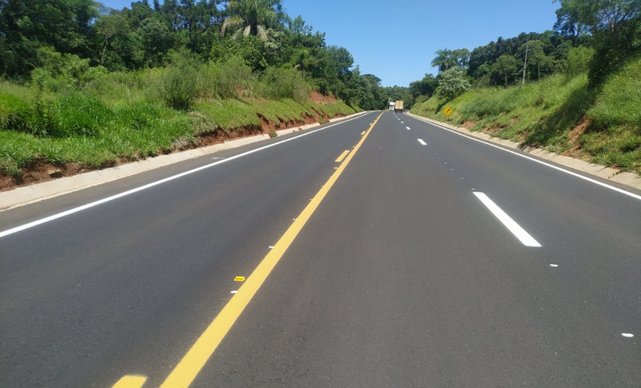 Terceiras faixas novas na PRC-280