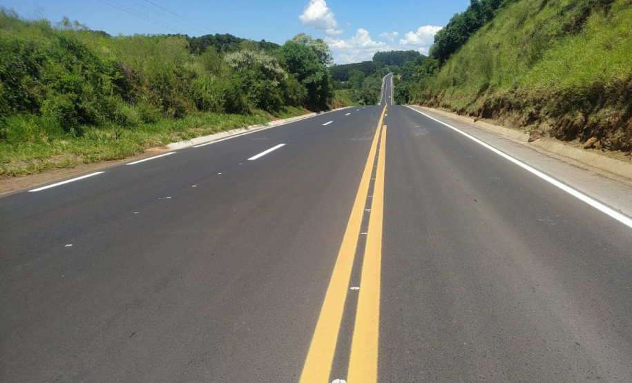 Terceiras faixas novas na PRC-280