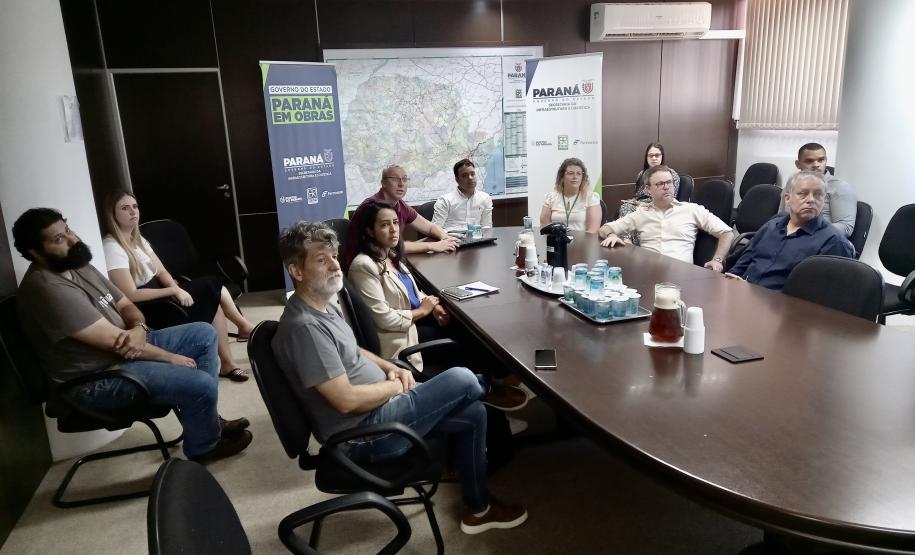 Visita de representantes do DER/RJ ao DER/PR