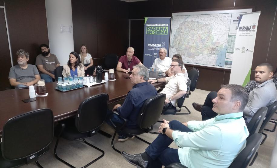 Visita de representantes do DER/RJ ao DER/PR
