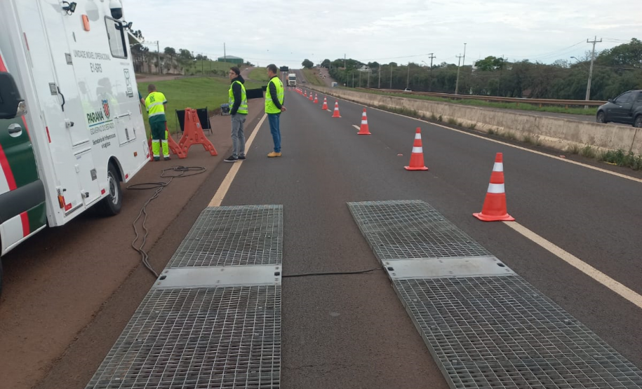 Balanças rodoviárias da regional Oeste do DER/PR