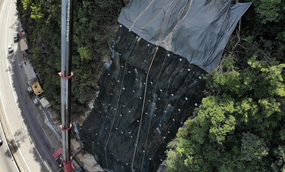 Obras no km 41 da BR-277