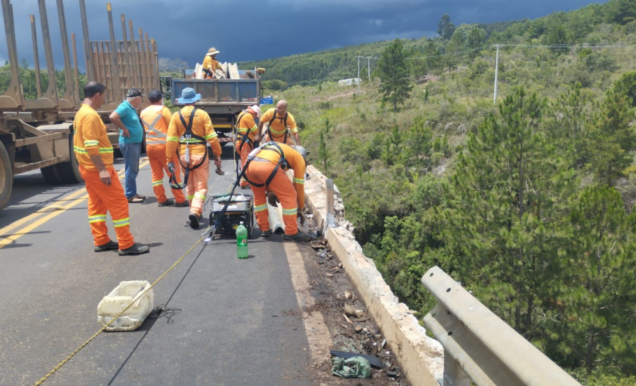 Conservação da PR-151 entre Ponta Grossa e Sengés