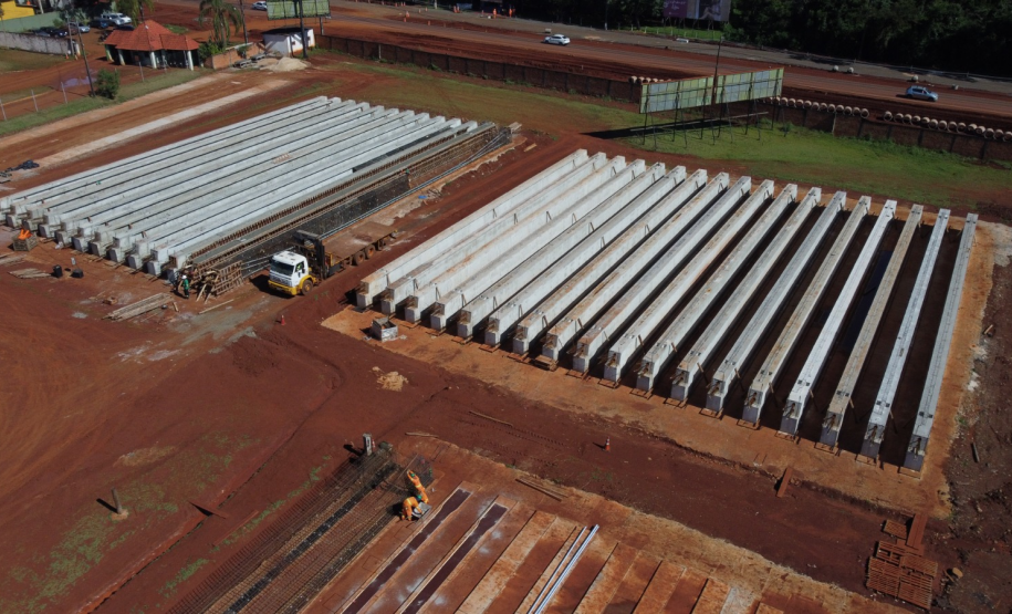 Duplicação BR-469 Pátio de vigas