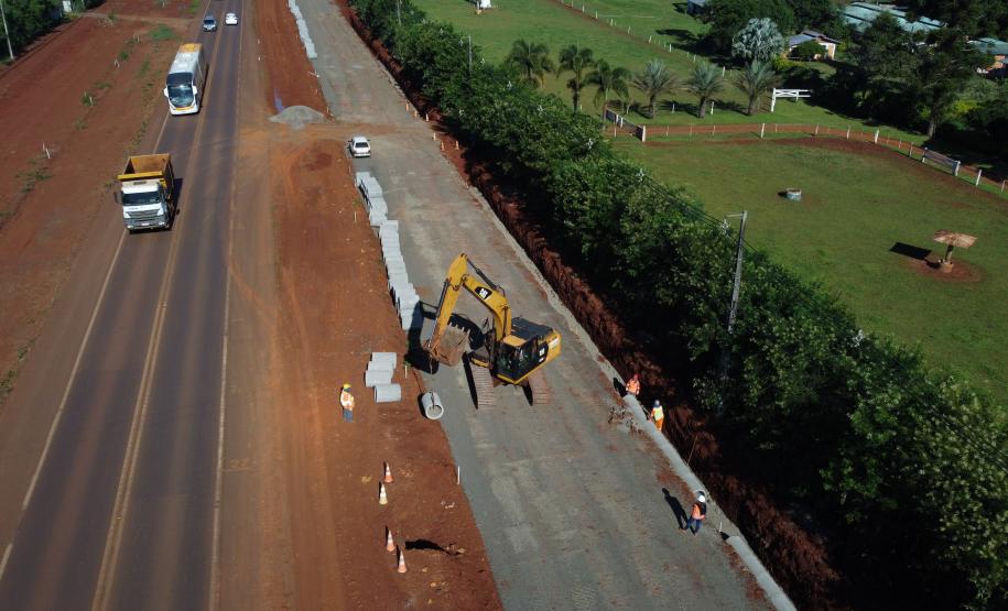 Duplicação BR-469 Pavimentação e drenagem