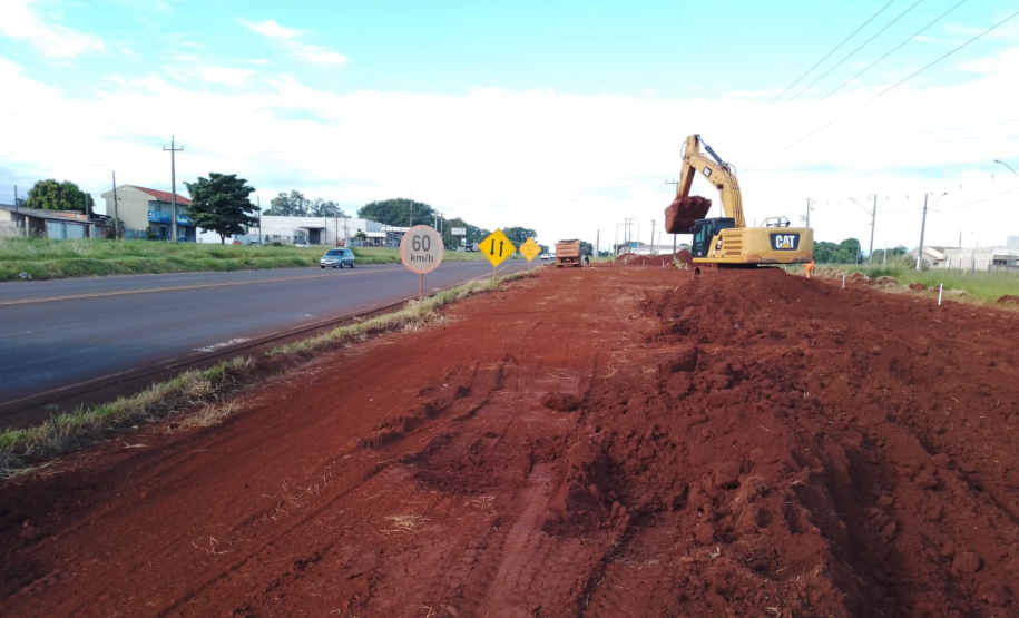Duplicação em Campo Mourão - limpeza de camada vegetal