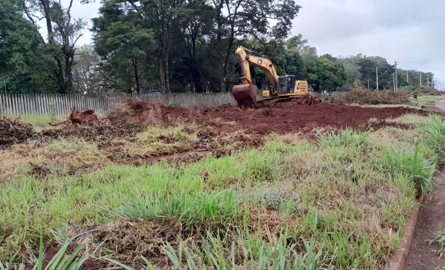 Duplicação em Campo Mourão - limpeza de camada vegetal