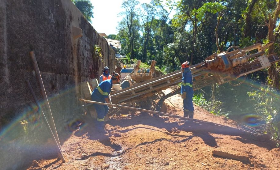 Obras na Estrada da Graciosa