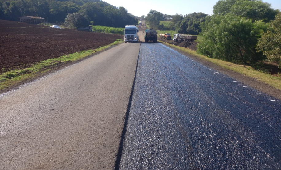 PR-471 Catanduvas a Três Barras do Paraná - melhorias no pavimento