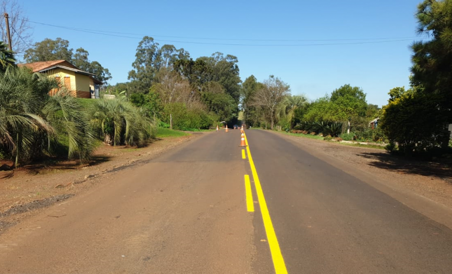 PR-471 Catanduvas a Três Barras do Paraná - sinalização provisória