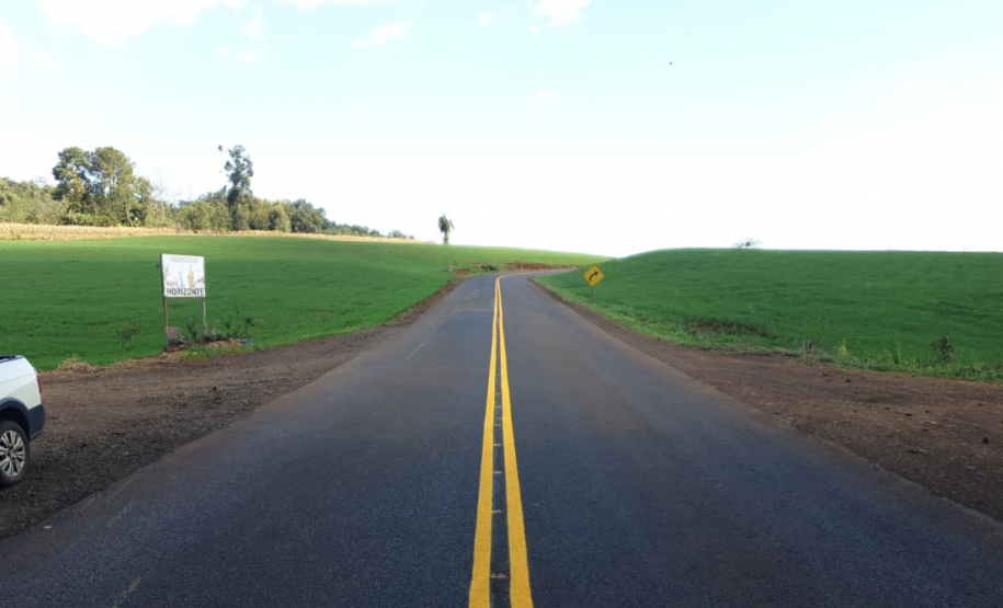 PR-471 Catanduvas a Três Barras do Paraná - sinalização provisória