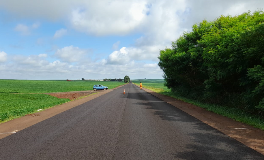 PR-486 entre Assis Chateaubriand e o Rio Piquiri - serviços do Proconserva