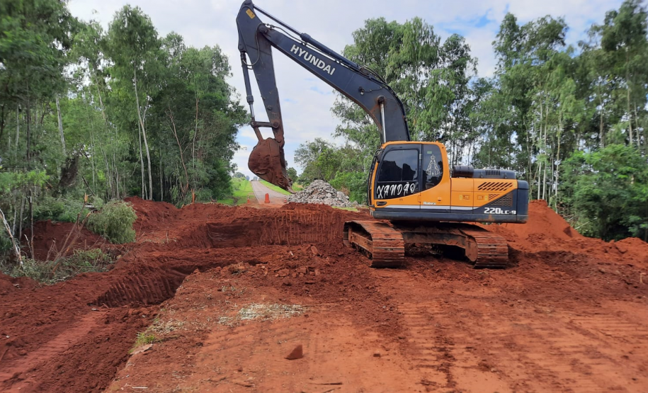 PR-492 Obra emergencial no Km 11,64