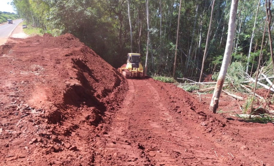 PR-492 Obra emergencial no Km 11,64