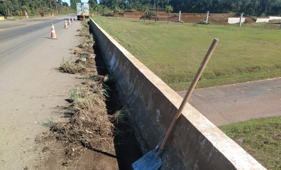 Reformas no viaduto de Palmas