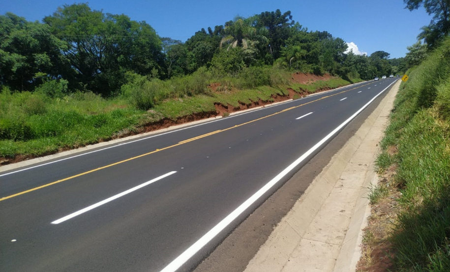 Terceiras faixas da PRC-280 concluídas