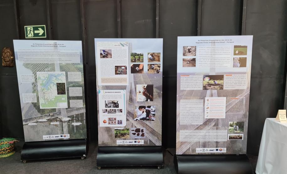 Exposição arqueológica resultante do Programa de Monitoramento Arqueológico da obra da Segunda Ponte da Integração Brasil – Paraguai e da nova rodovia de acesso