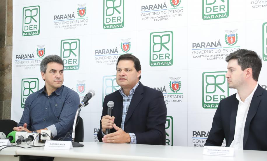 Diretor-geral Fernando Furiatti e secretário Sandro Alex