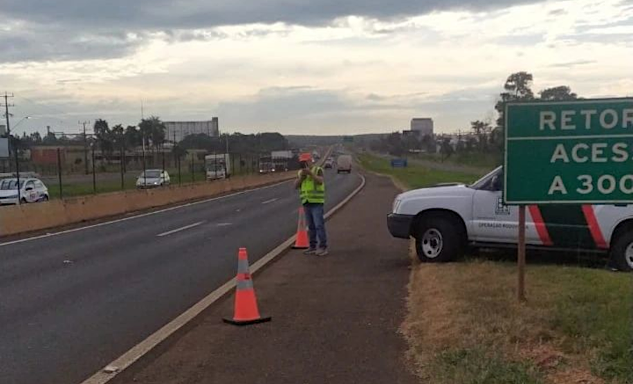 Fiscalização com radar portátil