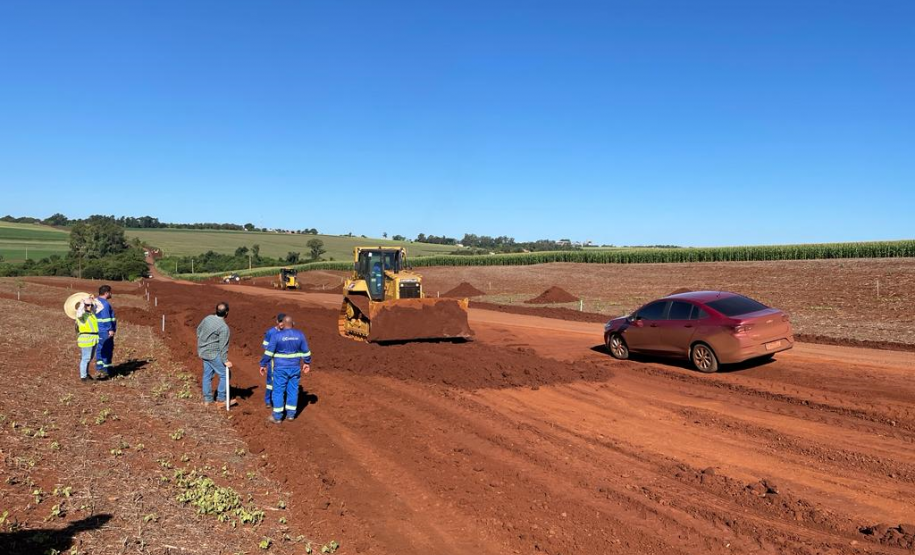 Pavimentação PR-239 entre Toledo e Bragantina