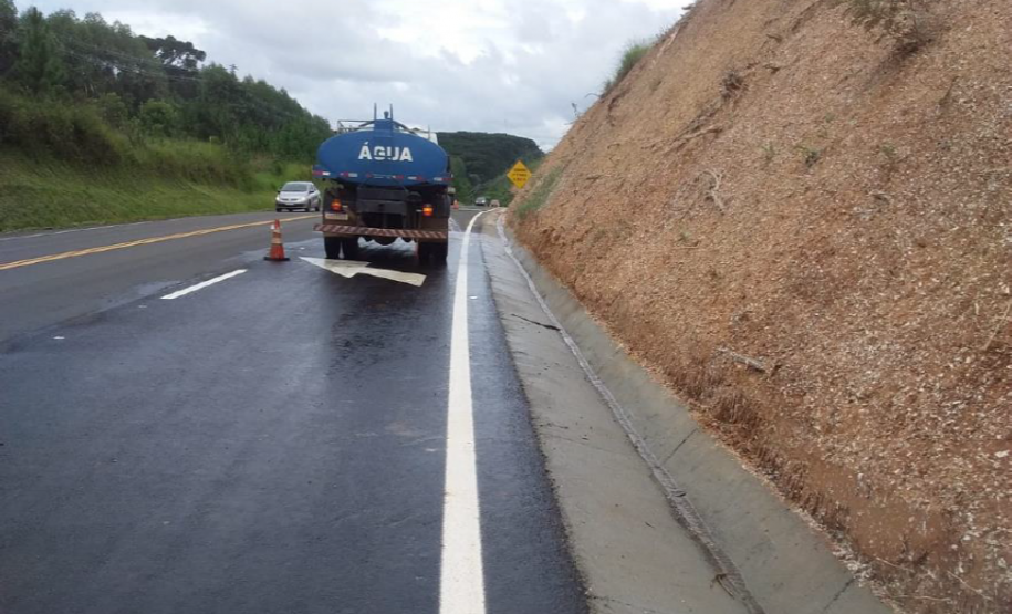 Novas terceiras faixas na PR-160