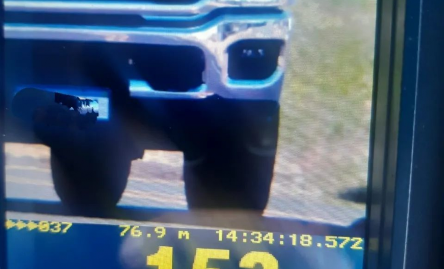 Excessos de velocidade detectados pelo radar