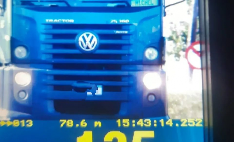 Excessos de velocidade detectados pelo radar