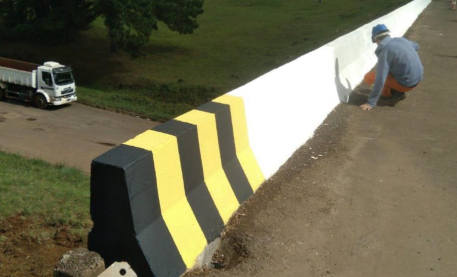 Viaduto Av. Bento Munhoz de Rocha Neto na PRC-280 em Palmas