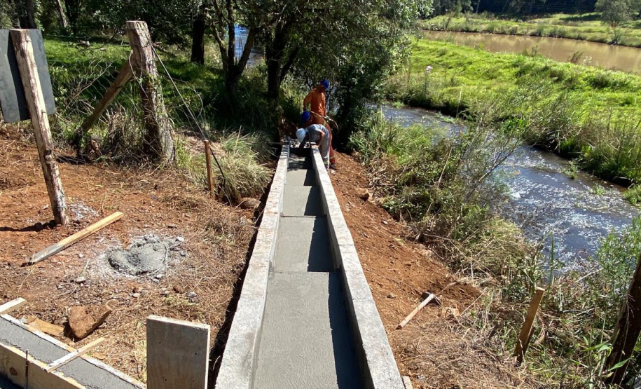 Ponte Rio Empoçado na PR-446 em Bituruna