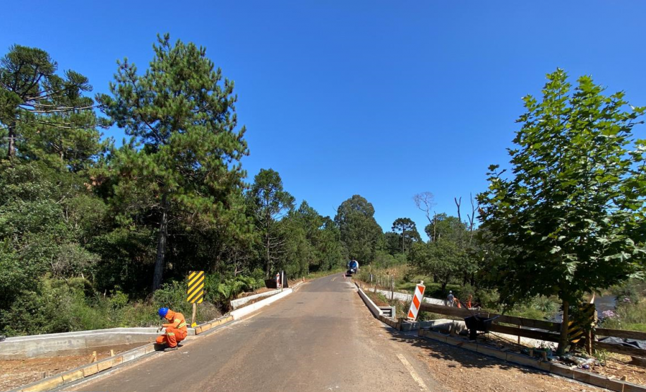 Ponte Rio Empoçado na PR-446 em Bituruna
