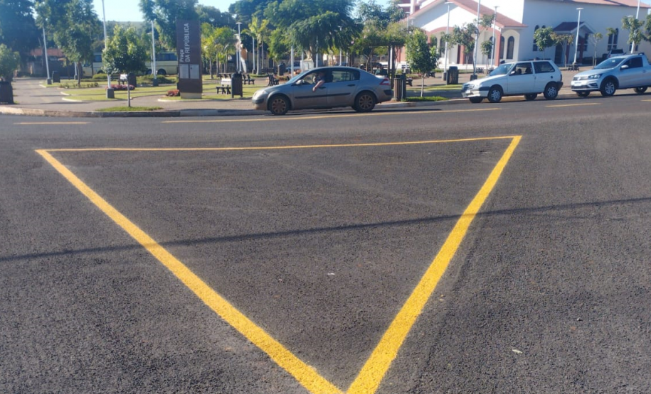 Conservação da PR-461 - sinalização provisória