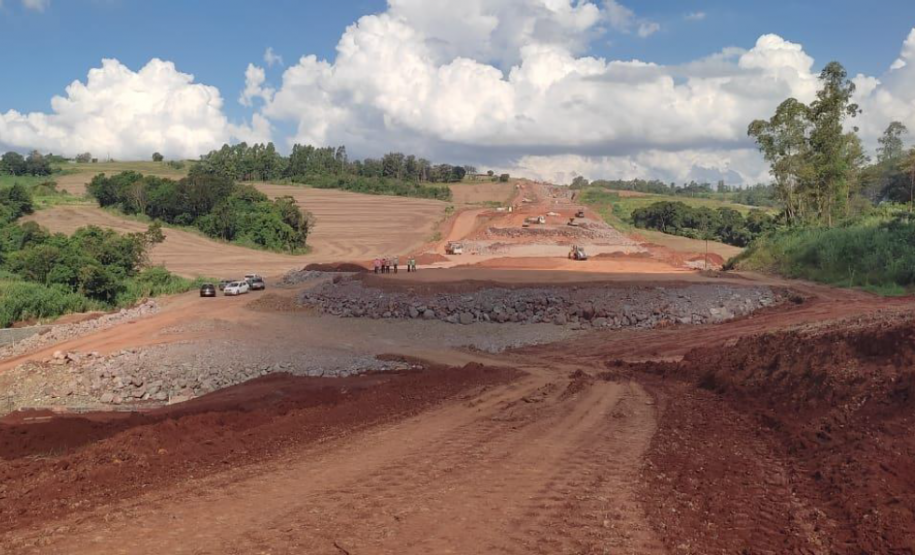 Contorno de Jandaia do Sul - terraplenagem