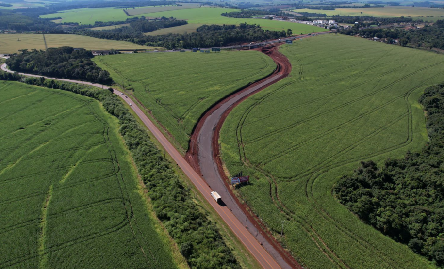 Duplicação da BR-277 em Cascavel - variante da PR-180 em destaque