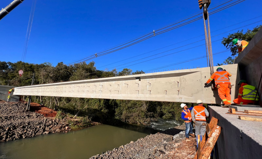 Serviços da duplicação da BR-469 em Foz do Iguaçu