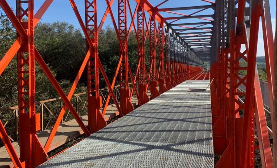 Ponte PR-427 entre a Lapa e Campo do Tenente