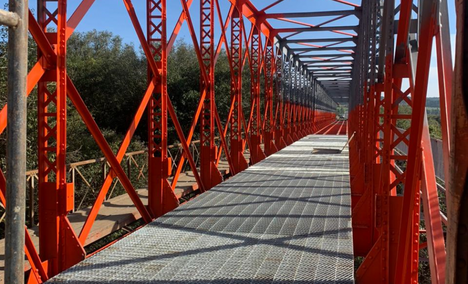 Ponte PR-427 entre a Lapa e Campo do Tenente