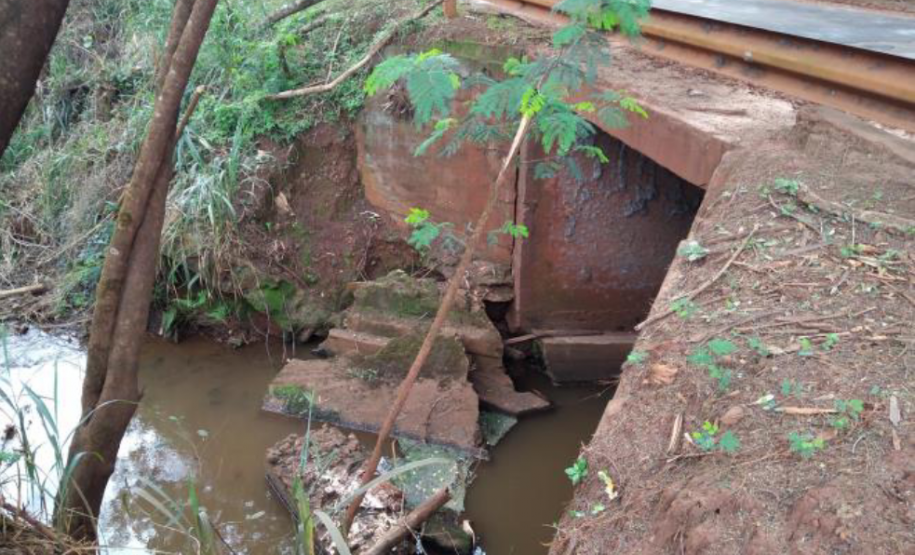Trecho da PR-461 que vai receber as obras