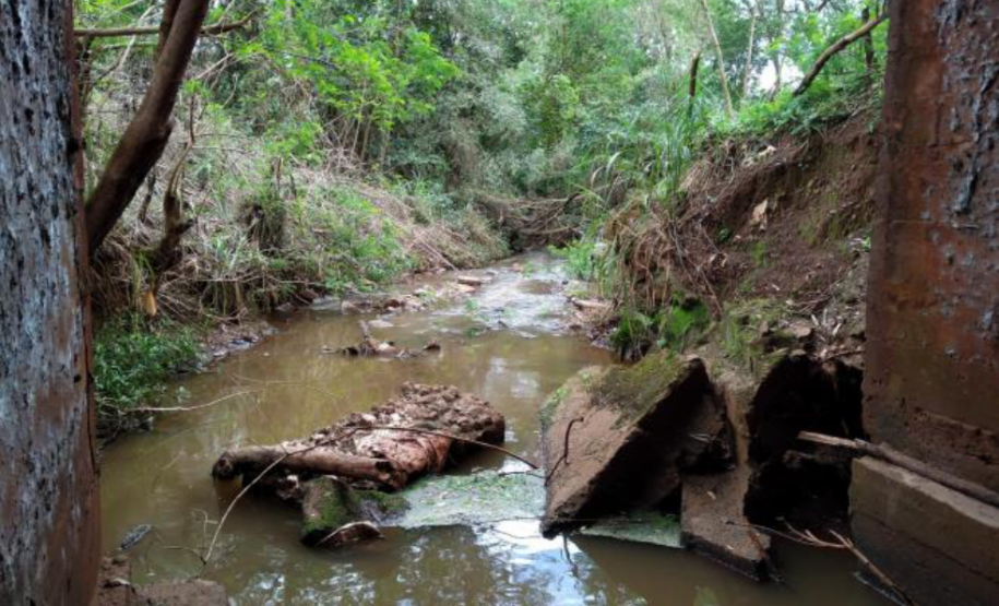 Trecho da PR-461 que vai receber as obras