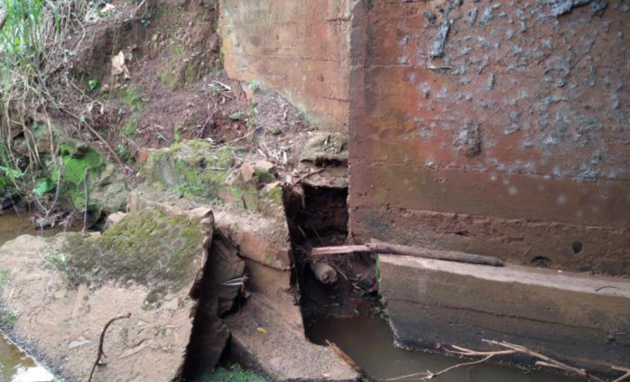 Trecho da PR-461 que vai receber as obras