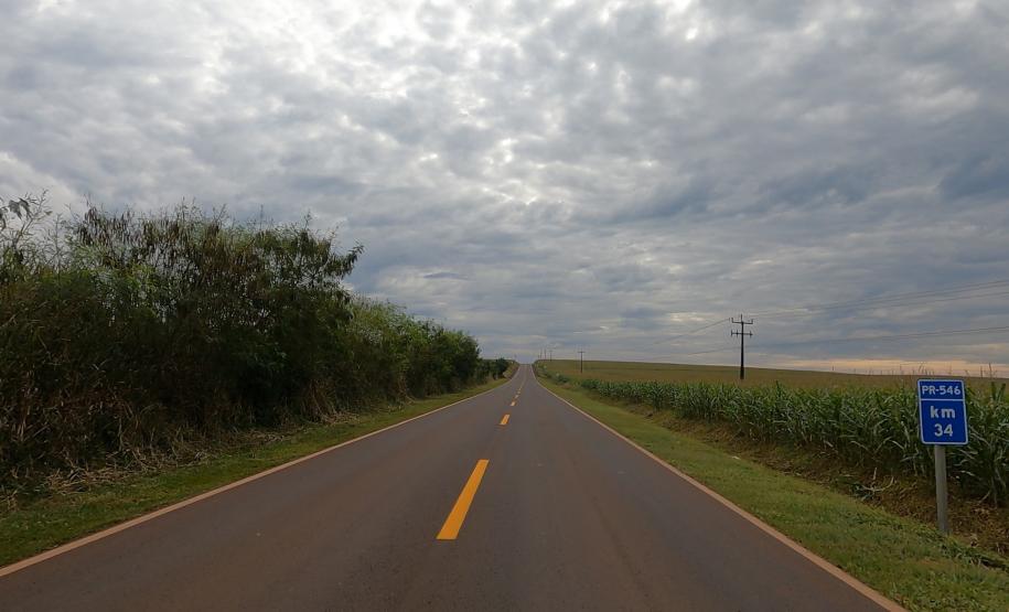 Serviços do Proseg Paraná na PR-546 entre Floresta e Itambé