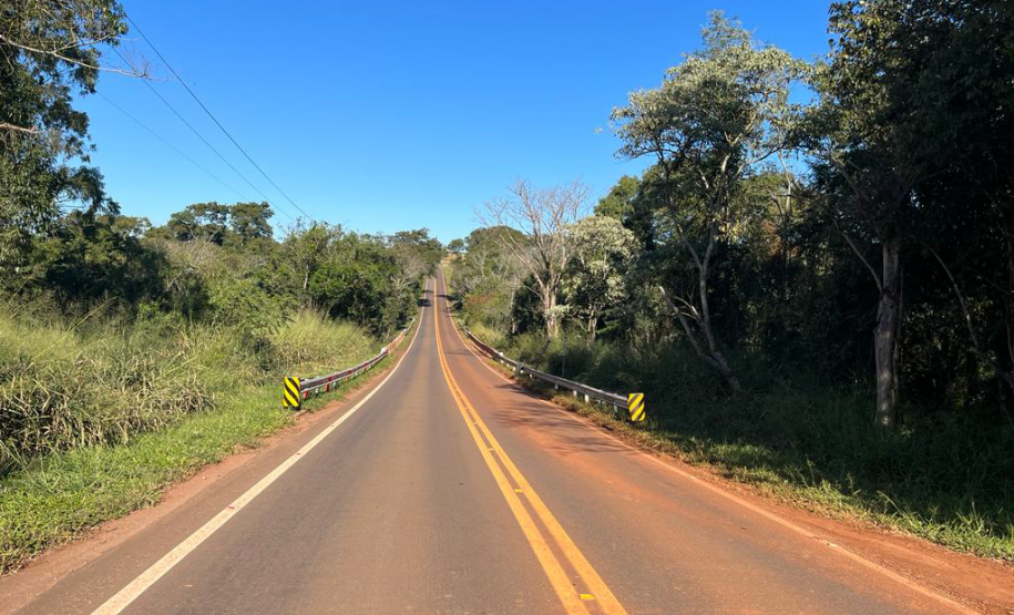 PR-558 entre Campo Mourão e Araruna com serviços do Proseg Paraná